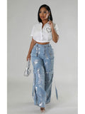 Load image into Gallery viewer, Sparkle Rhinestone Short Sleeve Cardigan Top