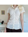 Load image into Gallery viewer, Striped Patchwork Cardigan Blouse