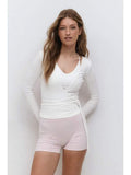 Load image into Gallery viewer, Solid Tie-Waist Long Sleeve Blouse